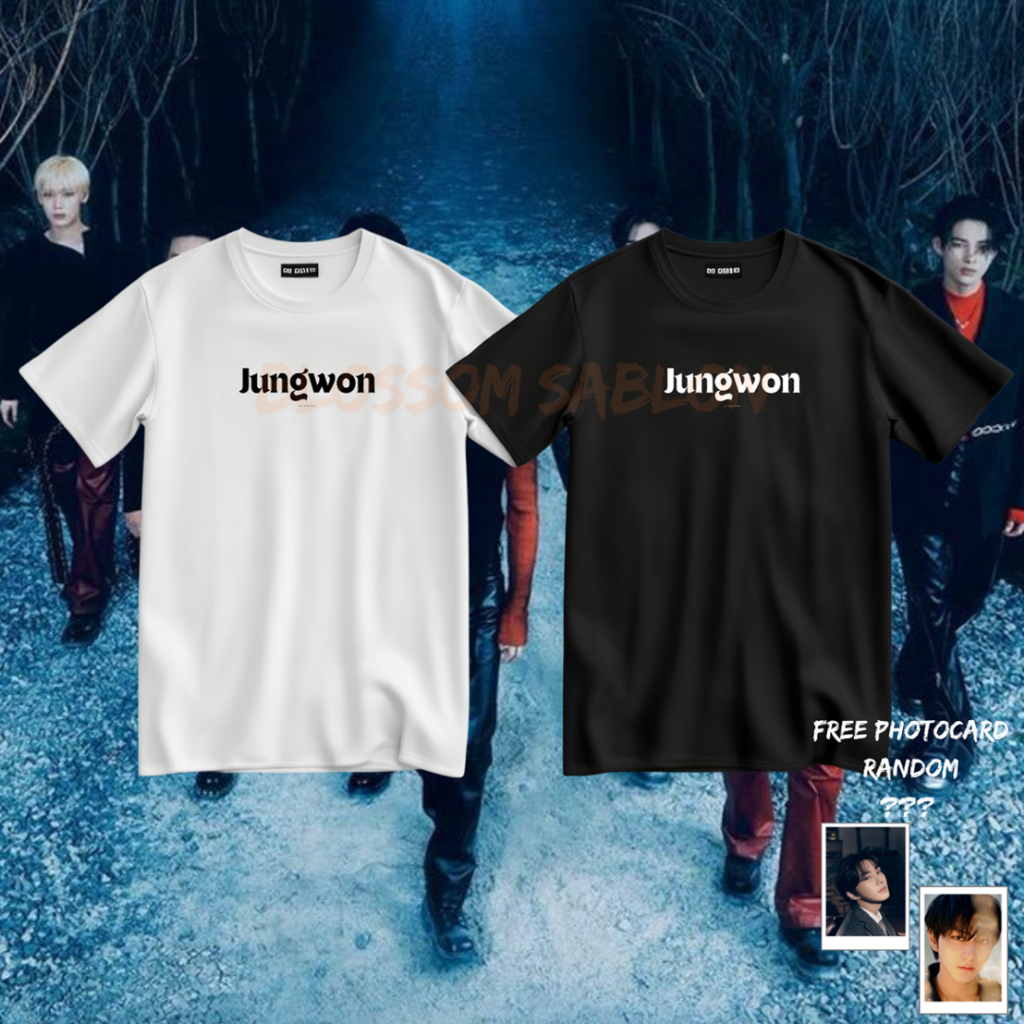 Kaos Jungwon Nama // Katun Combed 24s Jungwon Heeseung Jay Jake Sunghoon Sunoo Ni-ki Enhypen Engene