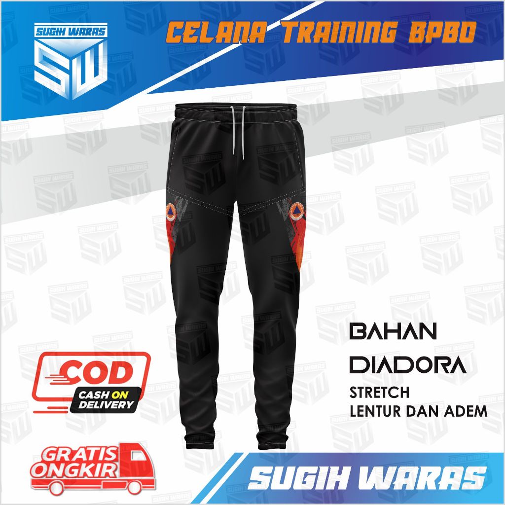 SUGIH WARAS TRAINING CELANA BPBD RUNNING OLAHRAGA