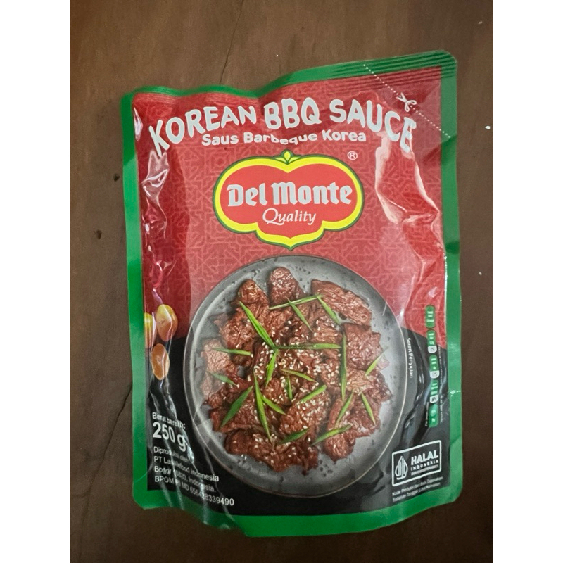 

Del Monte Korean BBQ Sauce Saus Barbeque Korea 250 gram