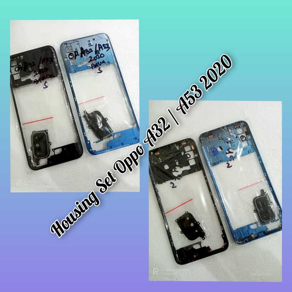 Housing Set Oppo A33 2020 A32 2020 A53 2020 Bazel Casing Rangka Casing Oppo A53 2020