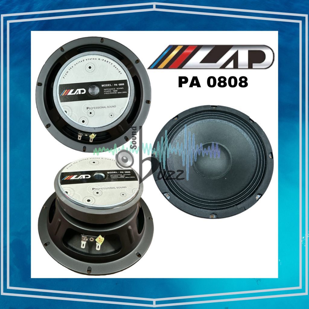 Speaker 8 inch LAD PA 0808 LAD 0808