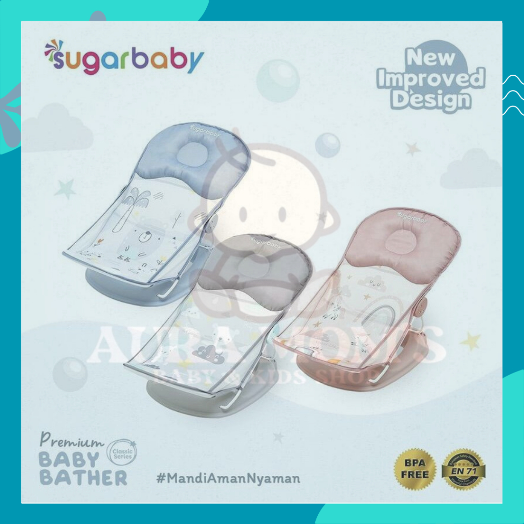 Sugar Baby - Deluxe Baby Bather / Bather Sugarbaby Mandi Bayi PREMIUM BABY BATHER