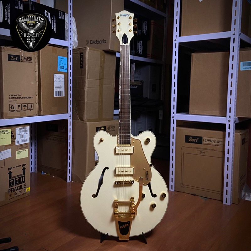 Gitar elektrik Hollow Body Gretsch Electromatic Pristine LTD Center Block Double-Cut bigsby, White G