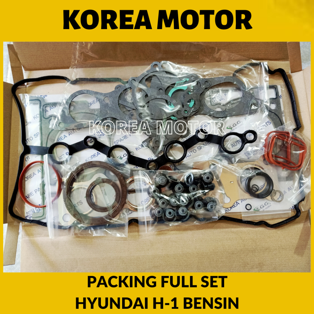 Gasket Full Set Hyundai H1 Bensin H-1 Packing Overhoul Kia Hyundai Paking Set