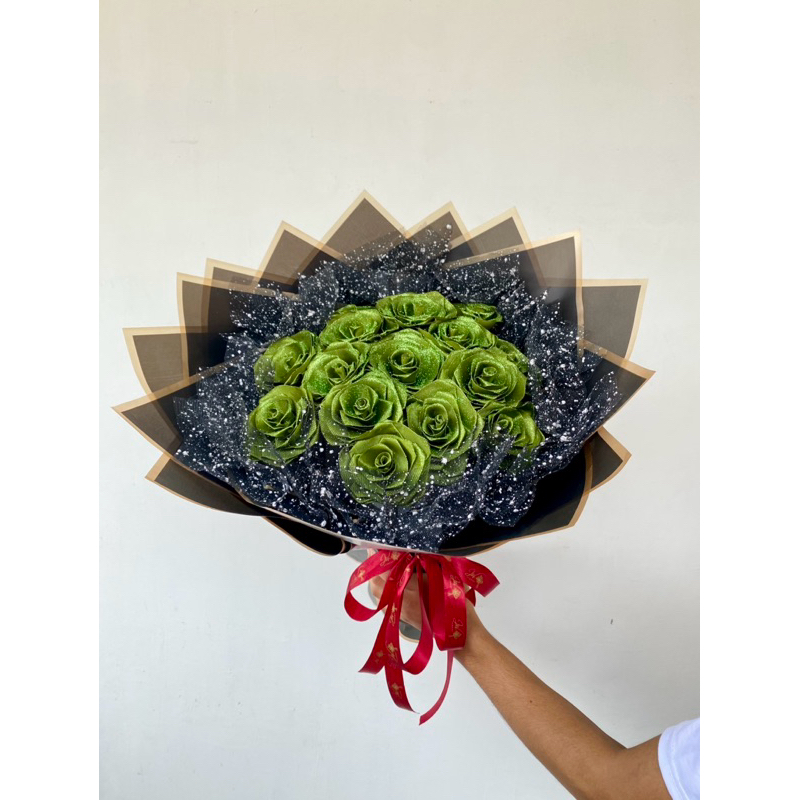 Bouquet bunga satin | BOUQUET SNOW | Florist | Buket | Bunga | Flower | Bouquet