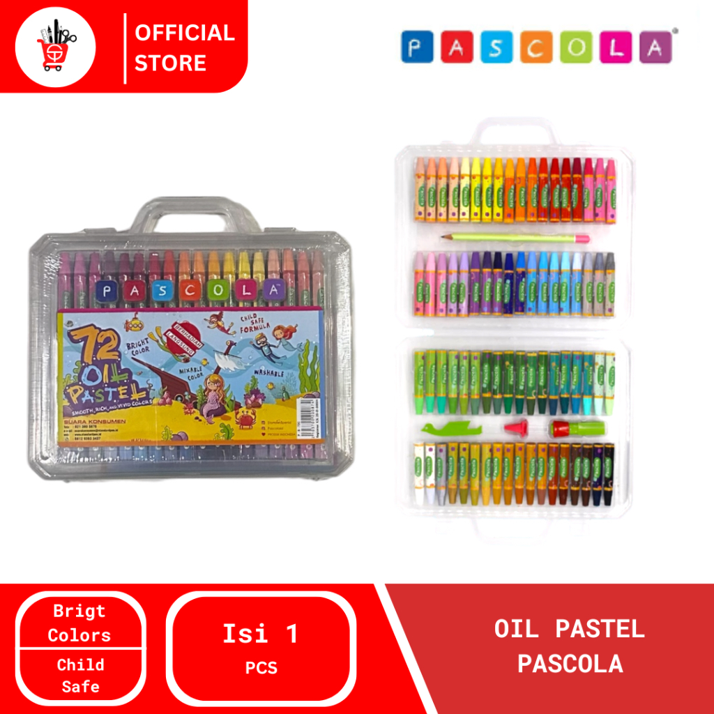 

Oil Pastel | Krayon | Crayon PASCOLA 72W (1 PCS)