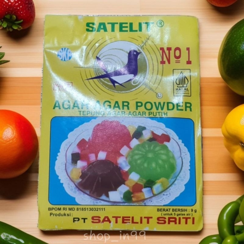 

Satelit No 1 Agar” powder putih 9 g