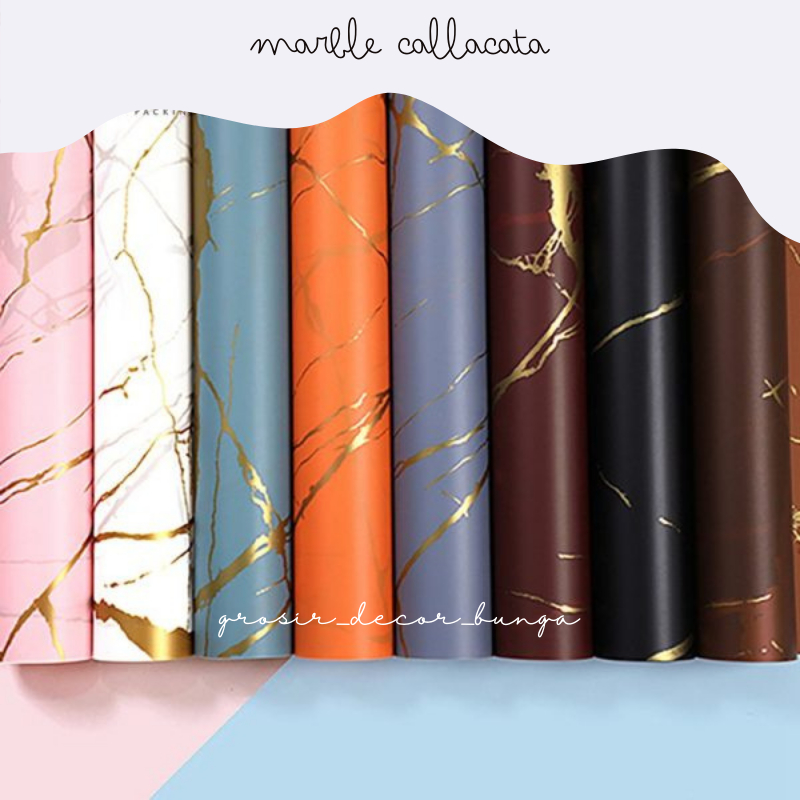 

[ECO] WRAPPING PAPER MARBLE CALACATTA GOLD Flower Wrapping Paper Golden Marble Cellophane Kertas Buket Motif Marmer Emas Bunga Florist KB20 FLOWER WRAPPING MARBLE OMBRE COLOR TRANSPARENT CELLOPHANE KERTAS BUKET BUNGA HAND BOUQUET BUKET BUNGA SABUN KERING