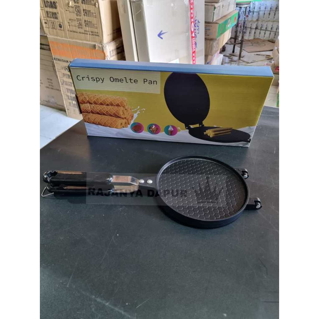 Cetakan kue semprong premium teflon anti lengket - cetakan opak gapit premium - cetakan egg roll pas