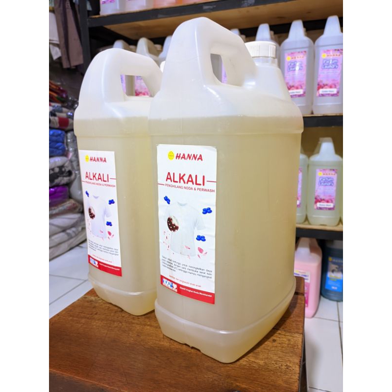 alkalite penghilang noda dan perwash ukuran 5 liter