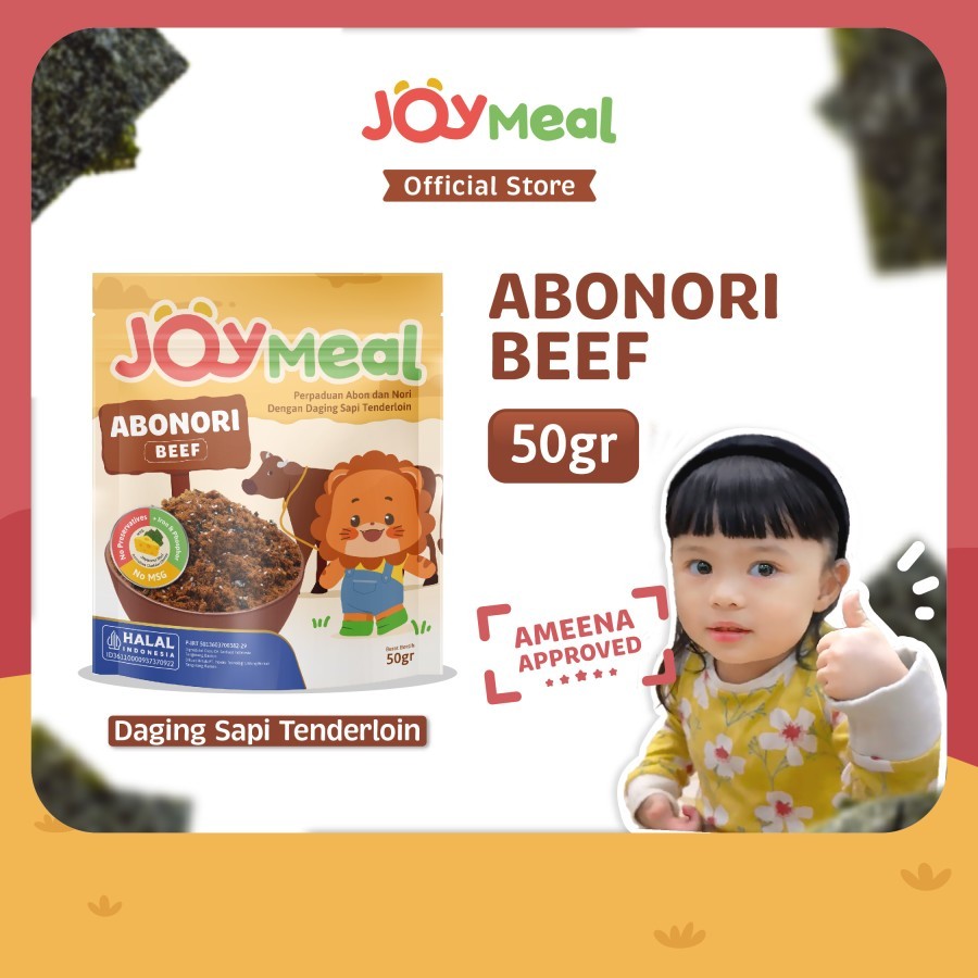 

JoyMeal AboNori Beef Original 50gr | Perpaduan Abon dan Nori dengan Daging Sapi Tenderloin