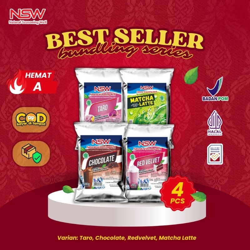 

(Best Seller Bundling Series) Powder Drink Medium bisnis minuman kekinian supplier bubuk minuman