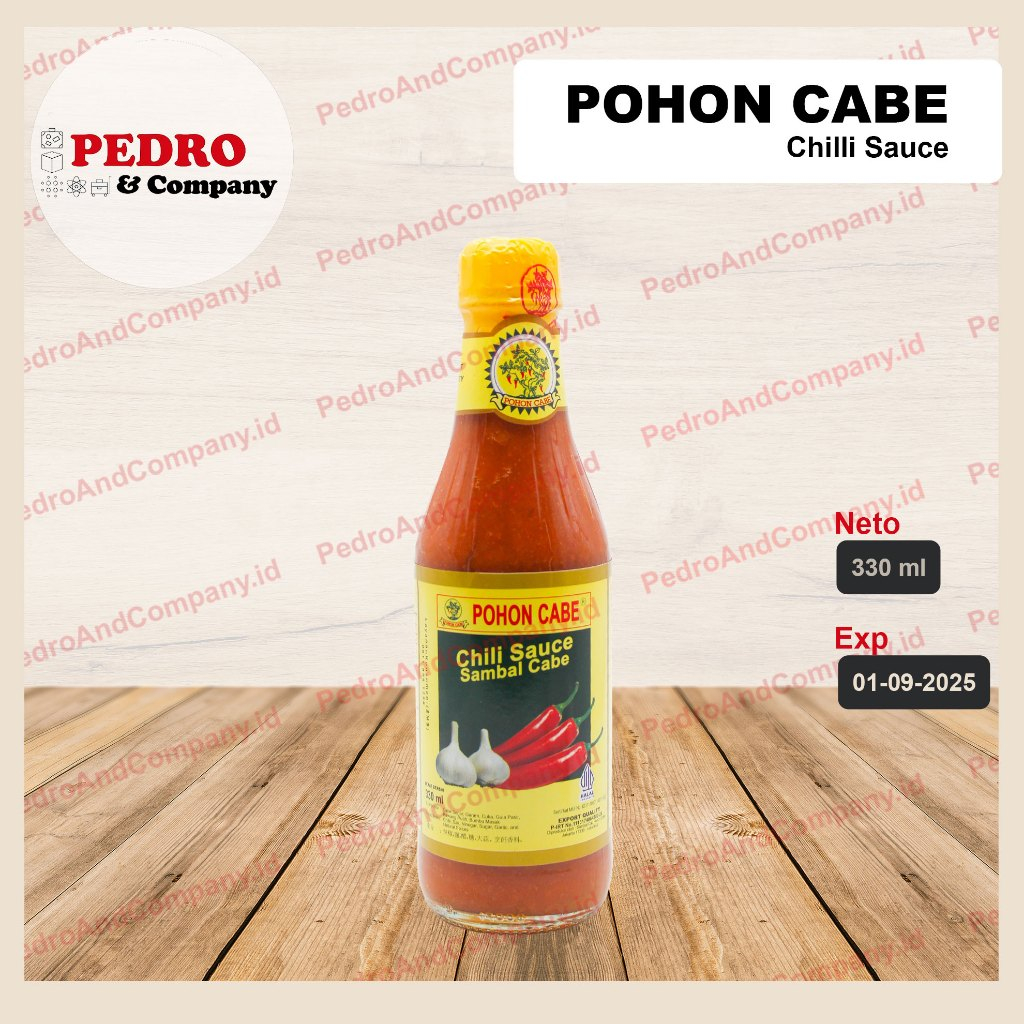 

Pohon cabe chili sauce sambal cabe 330ml - botol sedang
