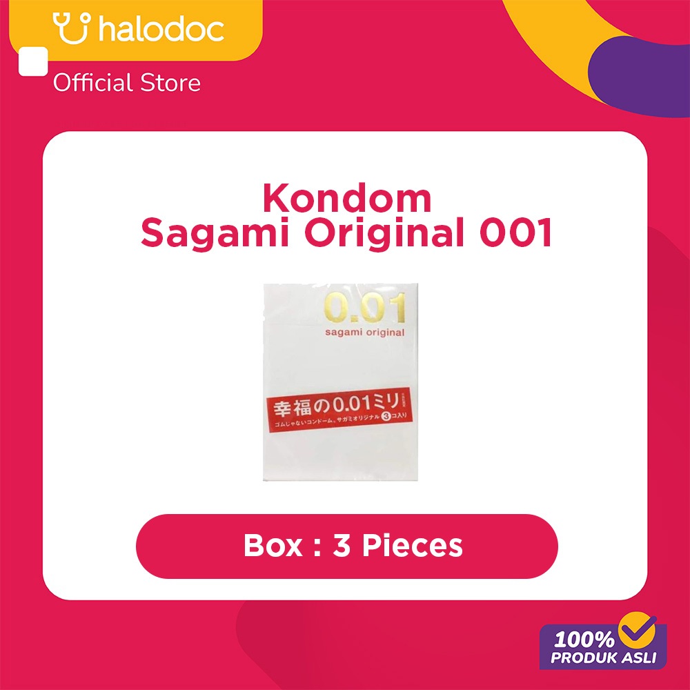 Kondom Sagami Original 001 3 Pieces