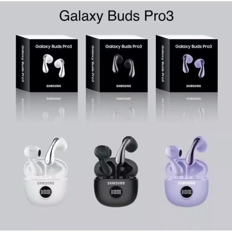 Headset Bluetooth Galaxy Buds Pro 3 R520 ORI OEM Super Clone 1:1 Earphone Wireless