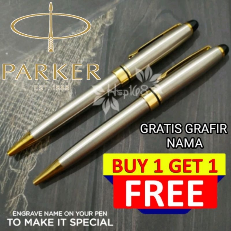 

Bollpoint Mewah Hampers Pen Parker Buy 1 Get 1 Free Gratis Grafir Nama Dan Box Exlusiv