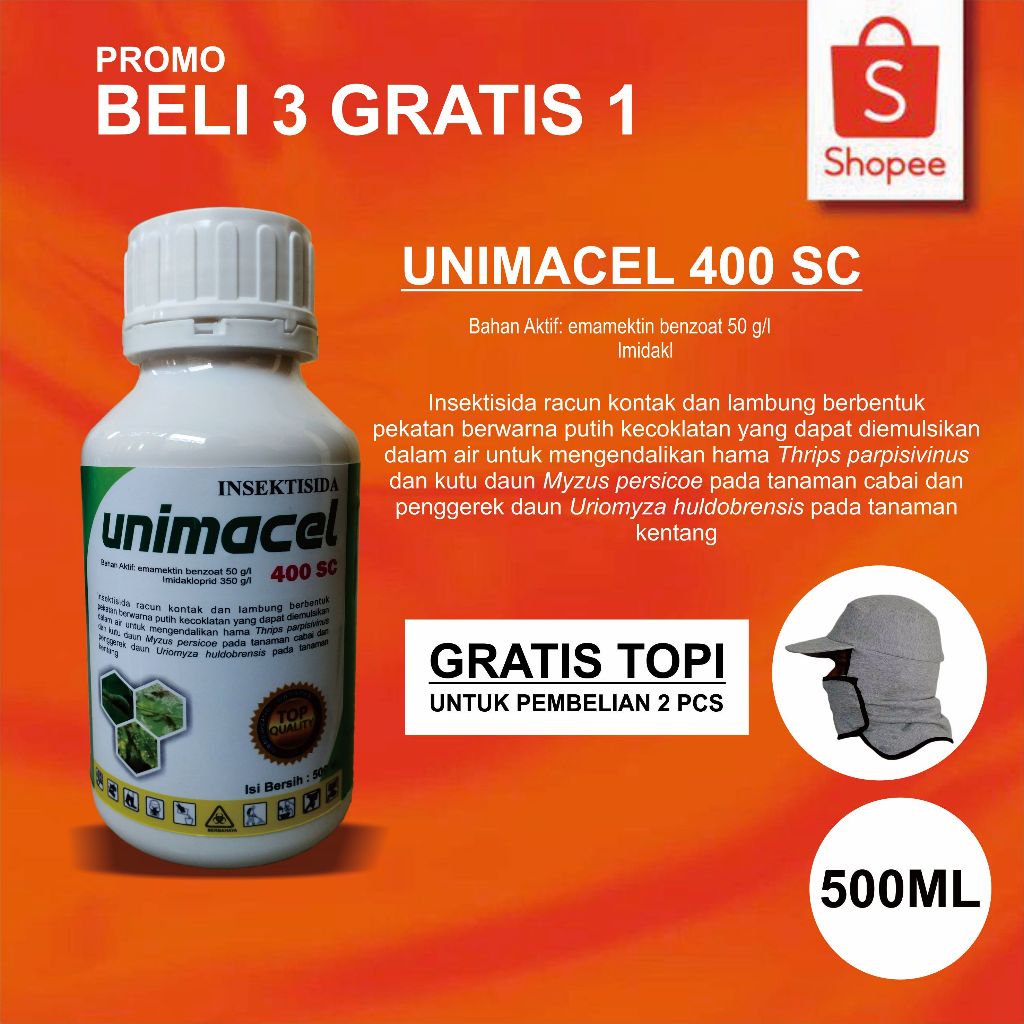 UNIMACEL 400SC 500ML INSEKTISIDA
