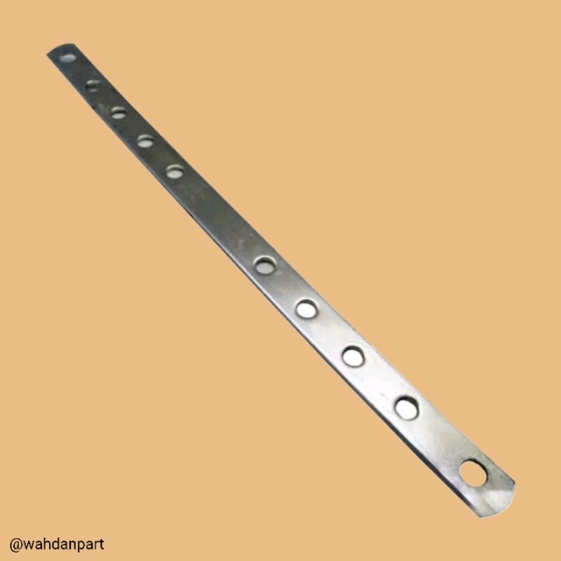 Penggaris besi chrome/ pangkon knalpot racing