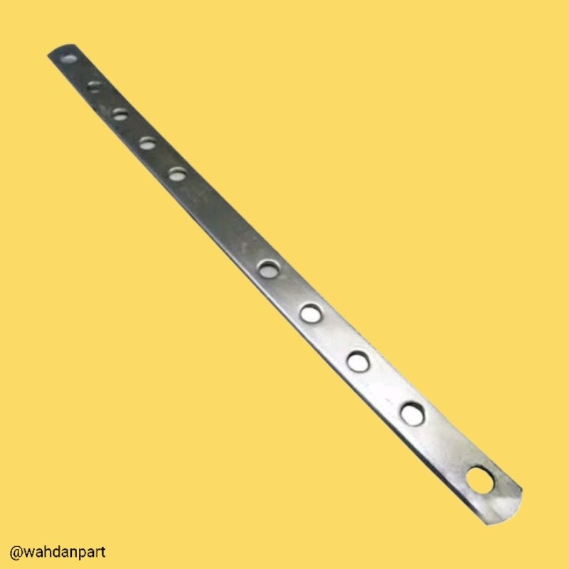 Penggaris besi chrome/ pangkon knalpot racing