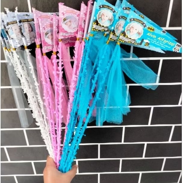 Bendera Aqiqah + wadah telur Tile