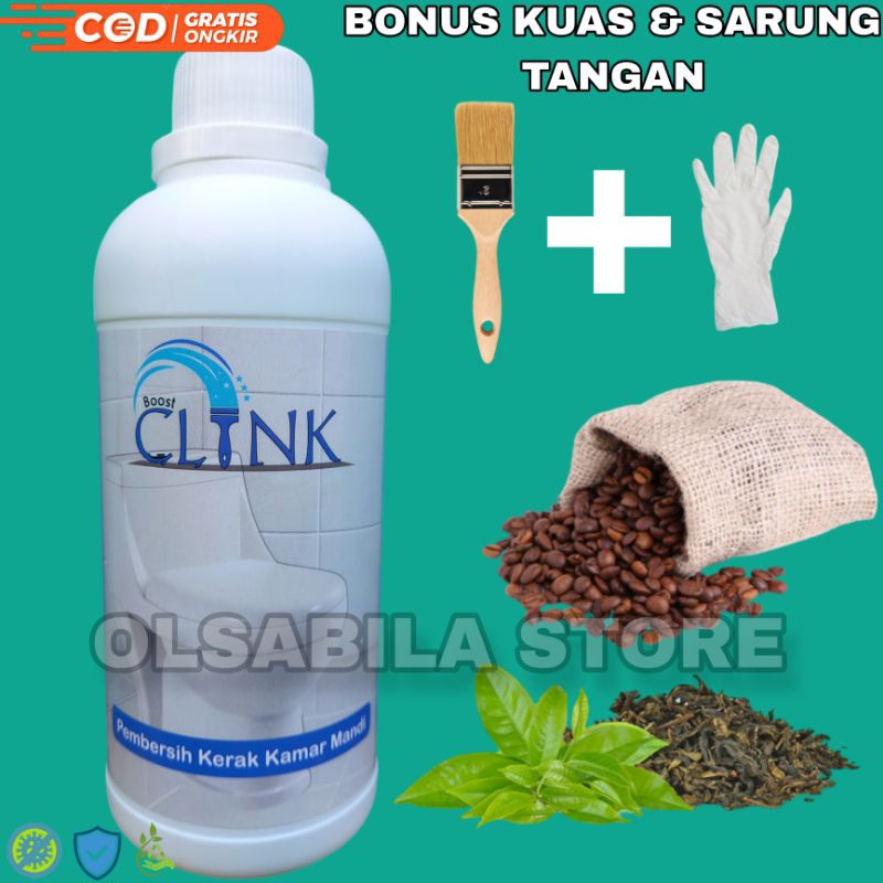 PEMBERSIH KERAK KERAMIK KAMAR MANDI 500ML CLINK PENGHILANG JAMUR DAN KERAK KRAMIK TOILET