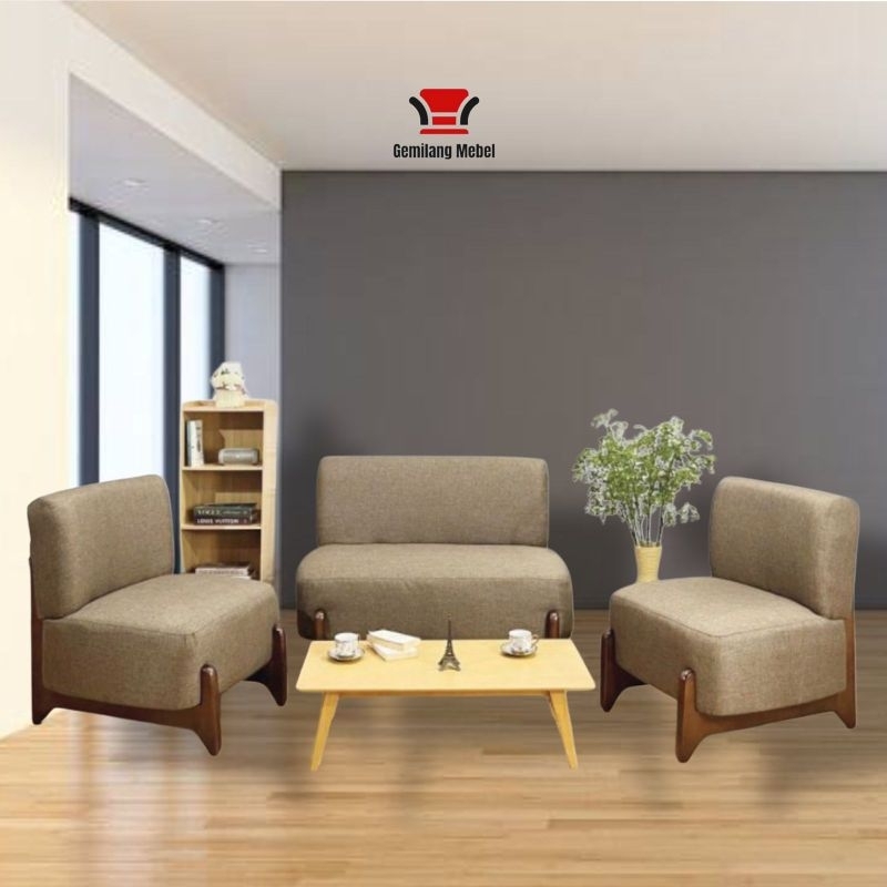 Sofa Domu 211 + meja | sofa retro minimalis