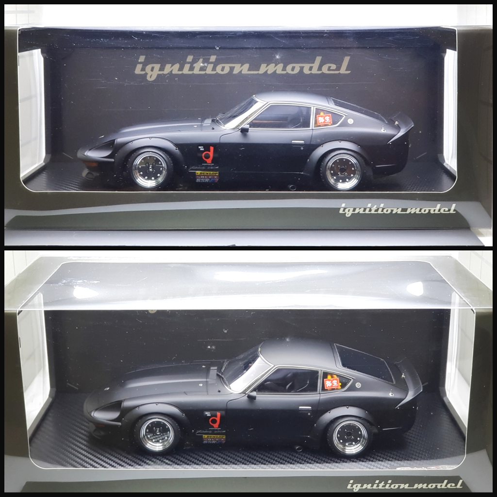 1/18 Ignition Model Nissan Fairlady 240ZG Matt Black