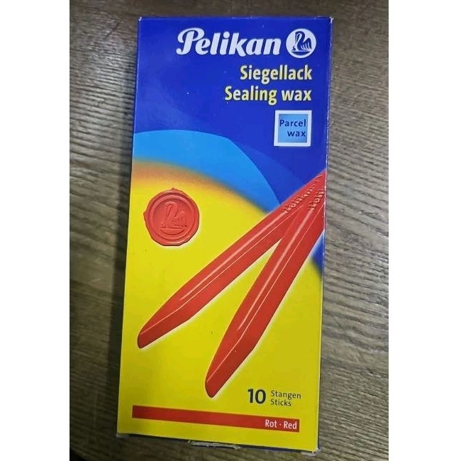 

Pelikan Siegellack Sealing Wax Parcel Wax / Segelak Pelikan / Sealing Wax Pelikan / Parcel Wax Pelikan / Siegellack Pelikan