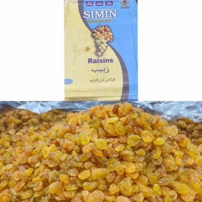 

KISMIS MUTIARA SIMIN 1 KG - KISMIS MANIS SHIMIN KUNING MUTIARA 1 KG