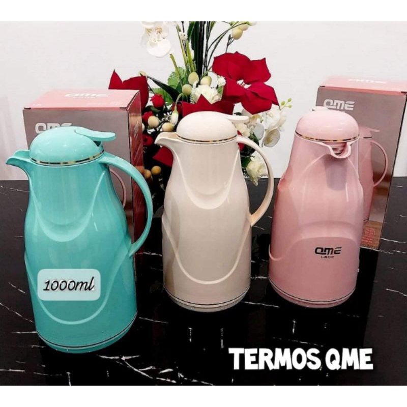 teko/termos air/termos teko tabung kaca