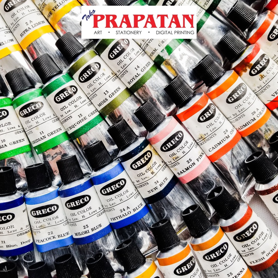 

FLASH SALE Cat Minyak Greco 21ml Kategori 2 Greco Oil Color