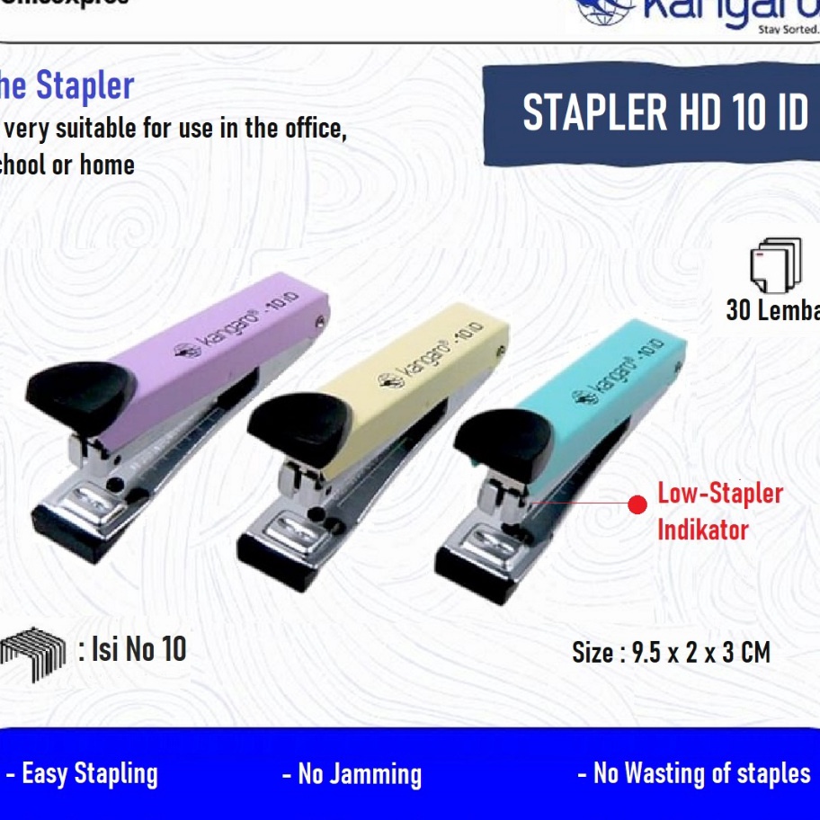 

PESTA DISKON Hekter Jepretan Stapler HD 1 ID Kangaro Sejenis Stapler MAX HD 1