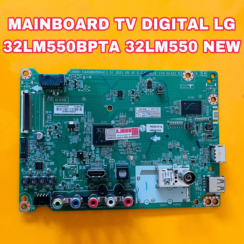 MB 32LM550 BPTA MOTHERBOARD TV LG DIGITAL 32LM550 32LM550BPTA 32LM550