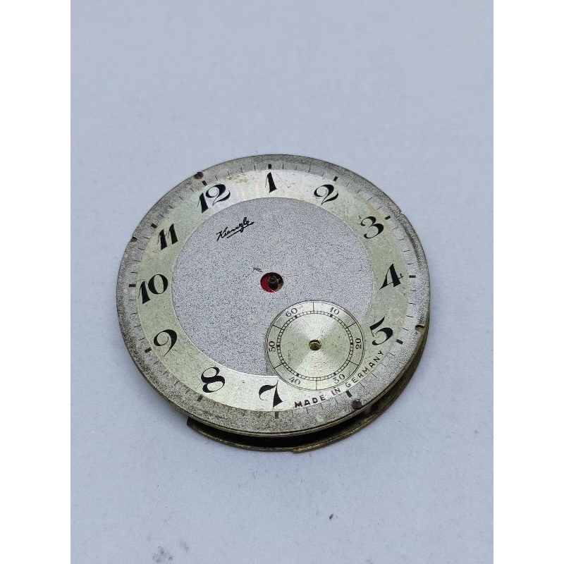 Jam antik kienzle germany jam saku dial subsecond mesin arloji tua ori part pocket watch vintage