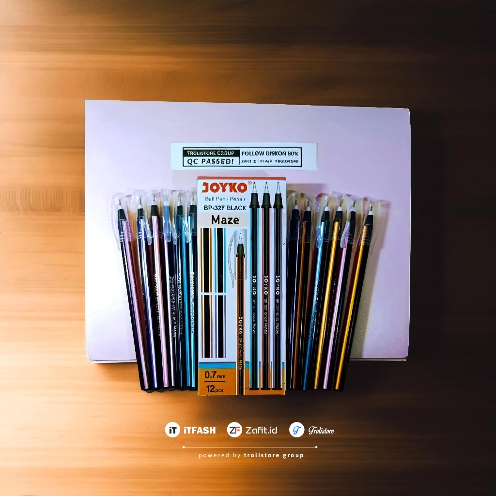 

GROSIR TROLIS Z816 12 BIJI PULPEN JOYKO MAZE BP-327 BENTUK LILIN pulpen murah joyko atk TROLISTORE KEDUNGWUNI PEKALONGAN JAWA TENGAH