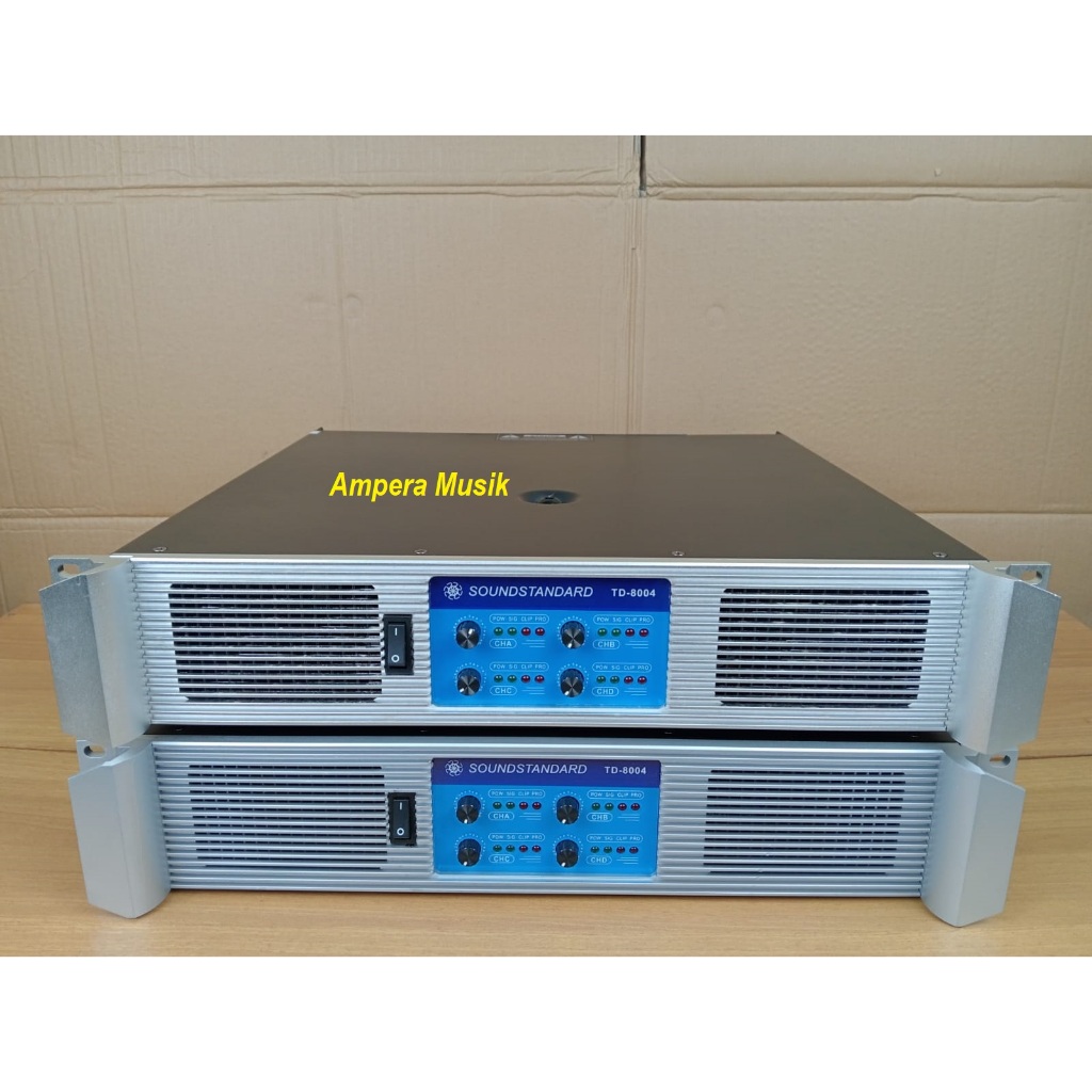 POWER AMPLIFIER TD 8004 /TD-8004 /TD8004 / CLASS TD