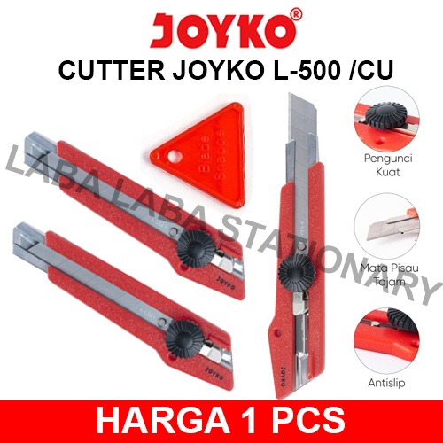 

CUTTER JOYKO BESAR L-500 / L 500 CU / PISAU KATER BESAR SERBAGUNA SILET L 500 [PCS]