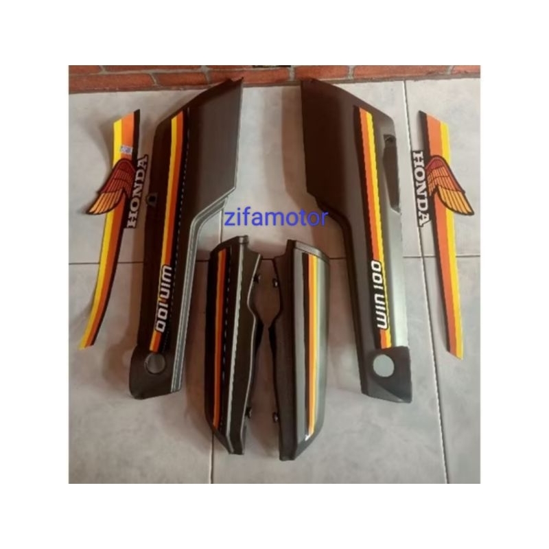 Cover body full set Honda win 100 plus striping Honda Win 100
