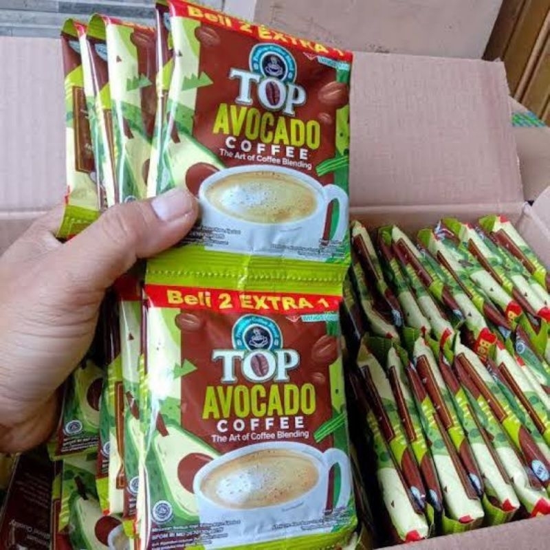 

TOP COFFE AVOCADO / KOPI TOP AVOCADO 1 dus isi 180 pcs