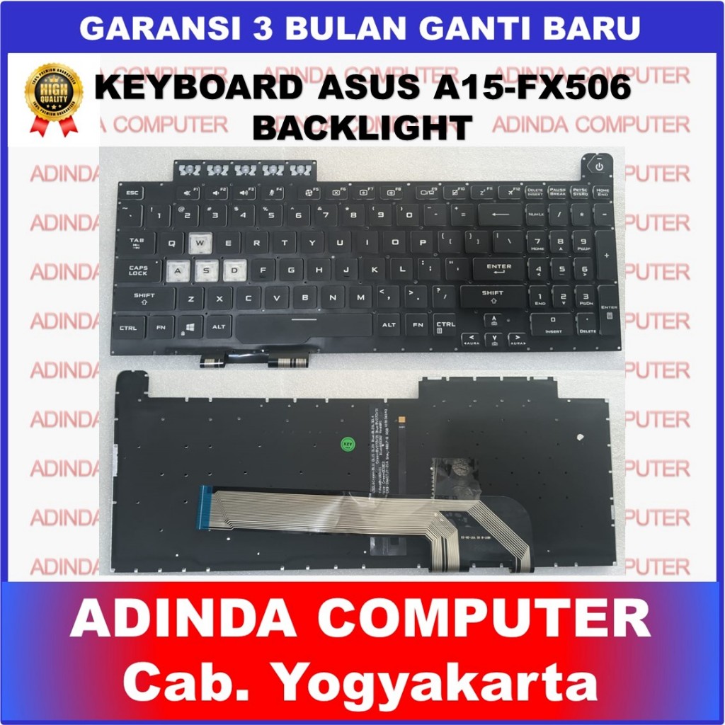 Keyboard Asus TUF A15 FX506 FX506HC FX506I FX506IH FX506II Backlight