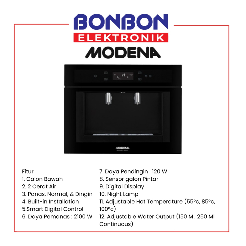Modena BR 6435 - Penyaring Air Tanam dengan Filtrasi PP + Active Carbon