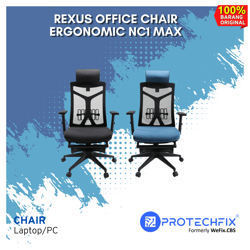 REXUS OFFICE CHAIR ERGONOMIC NC1 MAX