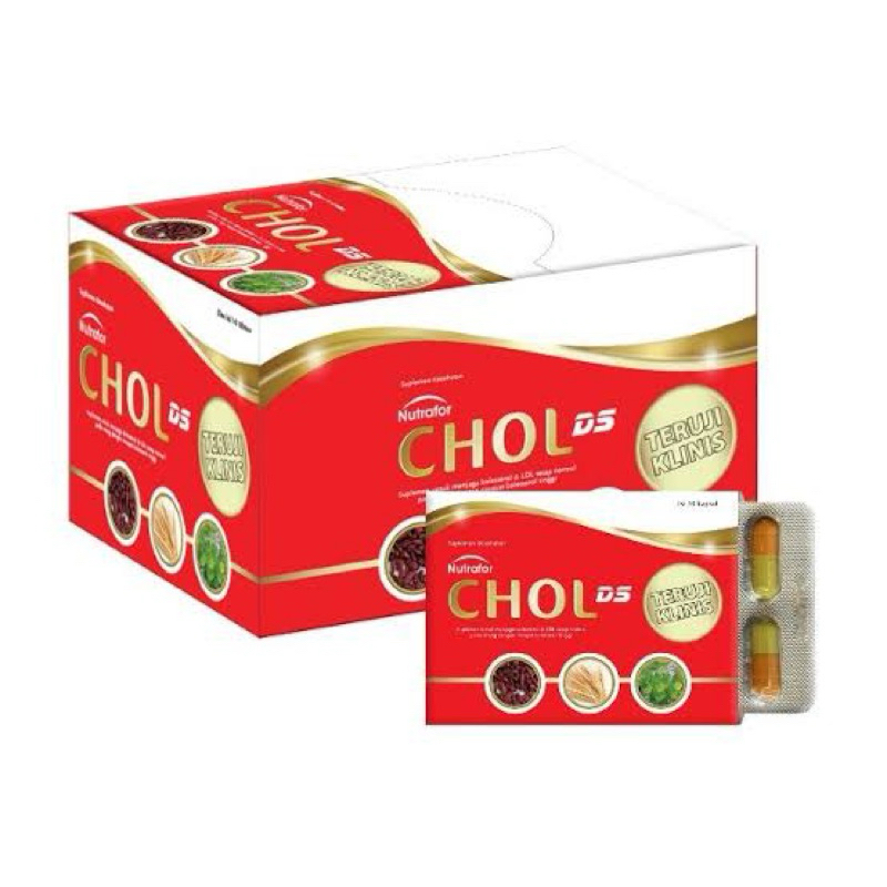 NUTRAFOR CHOL REGURAL DS OBAT KOLESTEROL DAN TRIGISERIDA ‘100KAPSUL