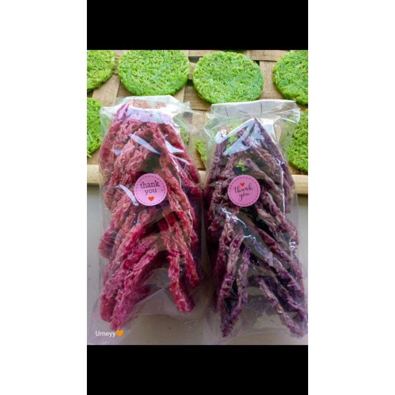 

kerupuk ciming mentah khas garut