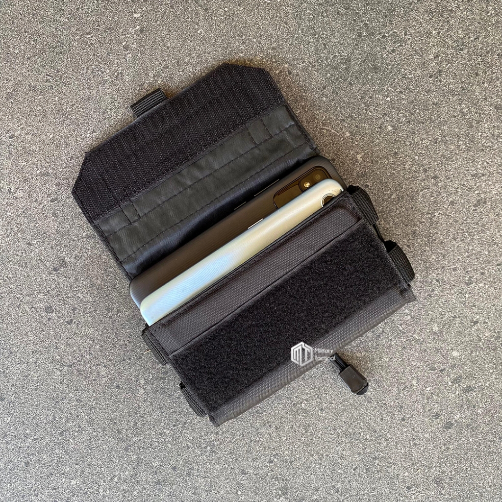 RB Dompet HP Universal Dual Slot Dompet HP Tactical 7 Inch Sarung HP Pinggang Pria Tas HP Pinggang