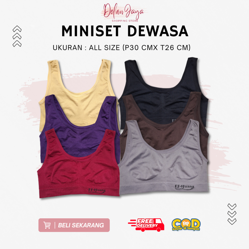 Miniset Bra Dewasa | Miniset Remaja | Miniset Anak Perempuan | Miniset Bra Tanpa Busa | Miniset Prem
