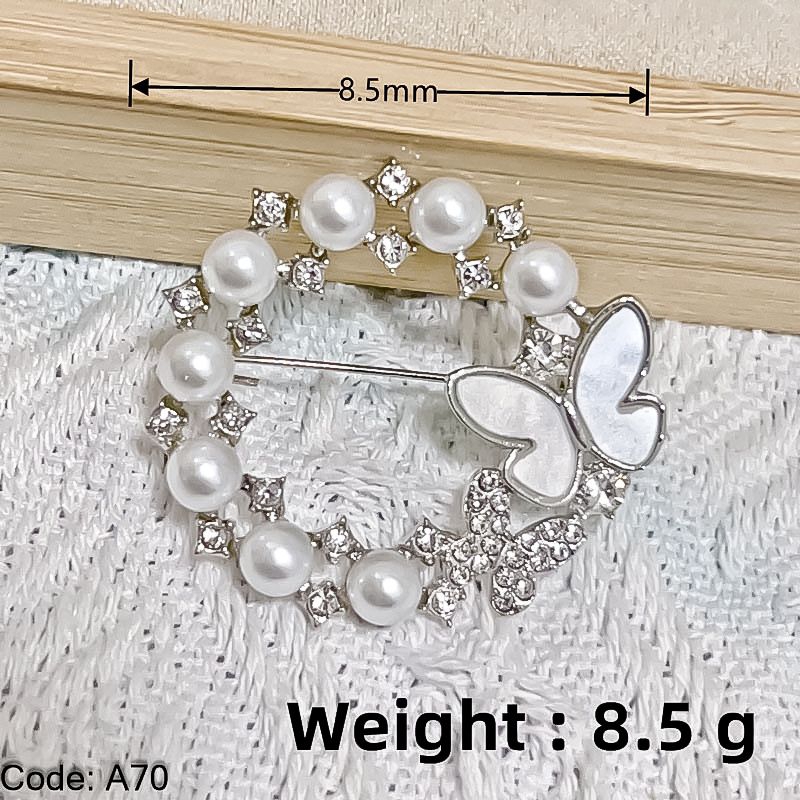 Korean Fashion Style Hijab Bross Bros Jilbab accesories Muslim Brooch Aesthetic Premium