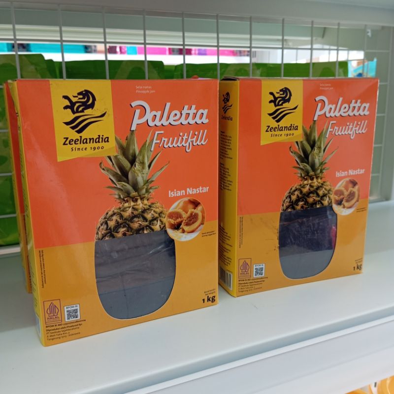 

Zeelandia Paletta Fruitfill Isian Filling Selai Nanas untuk Kue Kering Nastar 1 Kg