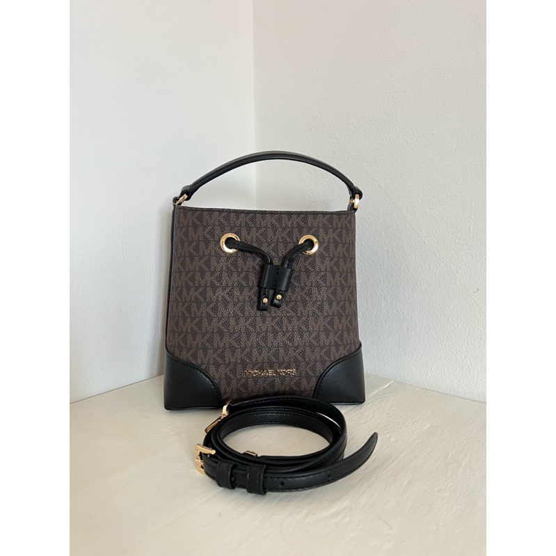 Preloved MK Michael Kors - Mercer, Signature brown black