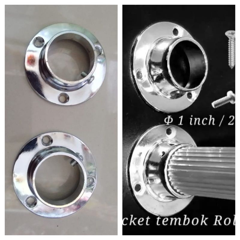 Breket Tempel dinding Penyangga Besi Kolong Gorden Dapur Sekat Ruangan